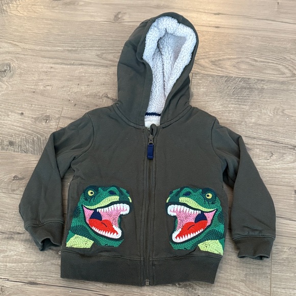 Mini Boden Other - Mini Boden Dinosaur Hoodie 3-4y